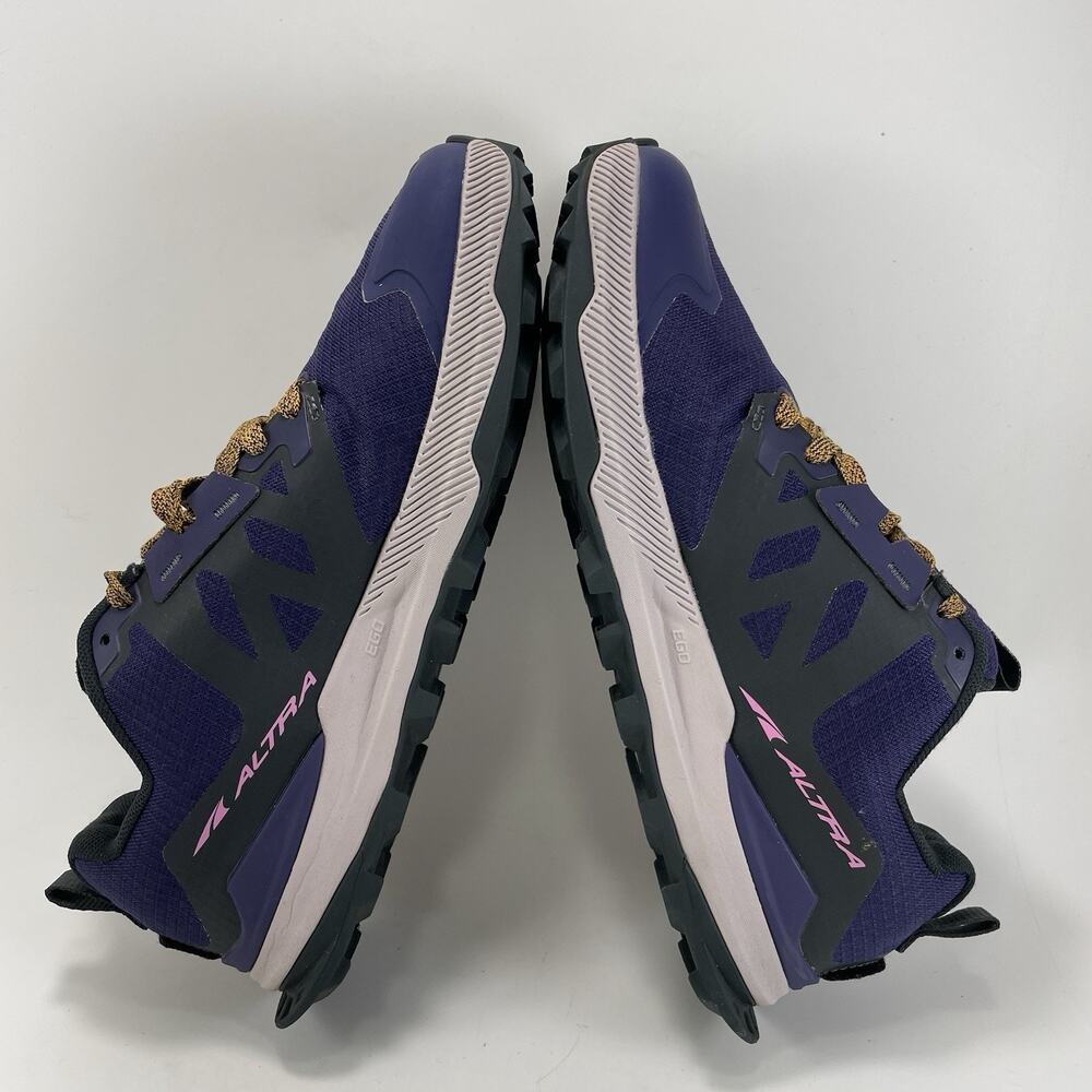 Altra Lone Peak 7 Trail Running Shoes Purple Blue Womens Size 7 Athletic Low - Picture 6 of 9